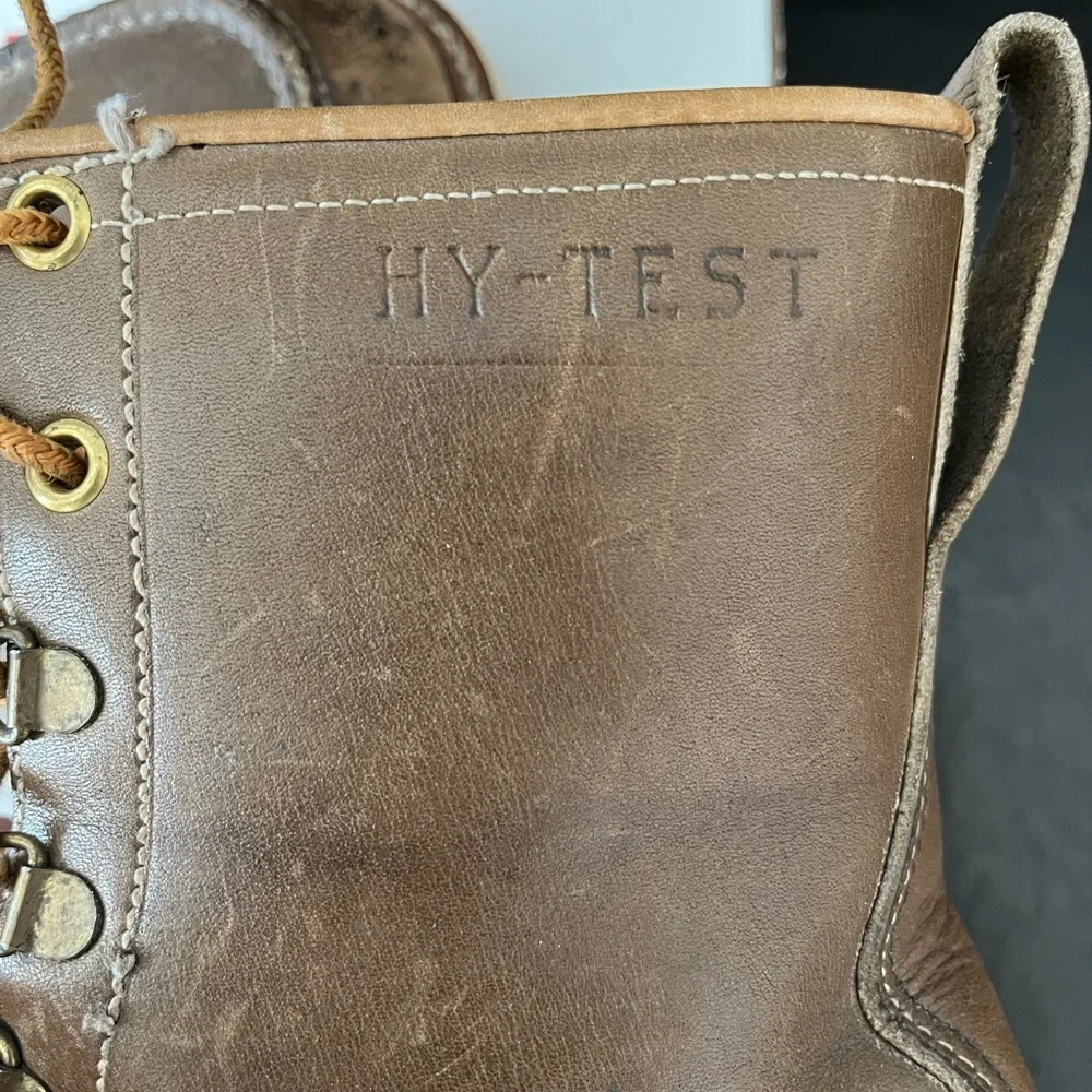 HY-TEST Leather Moc Toe Work Boots‎